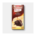 CZEKOLADA GORZKA Z BANANAMI BEZ CUKRU 75G [10]