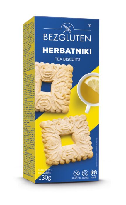 HERBATNIKI BEZGLUTENOWE 130G [10]