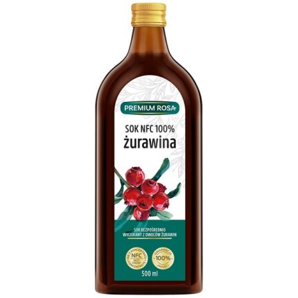 SOK Z ŻURAWINY NFC 100% 500ML PREMIUM [6]