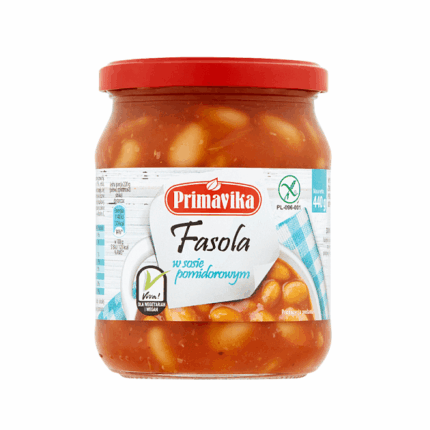 FASOLA W SOSIE POMIDOROWYM 440G [6]