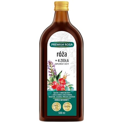 SOK Z DZIKIEJ RÓŻY Z ZIOŁAMI NFC 500ML PREMIUM [6]