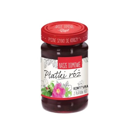 KONFITURA Z PŁATKÓW RÓŻY NASZE DOMOWE 350G [6]