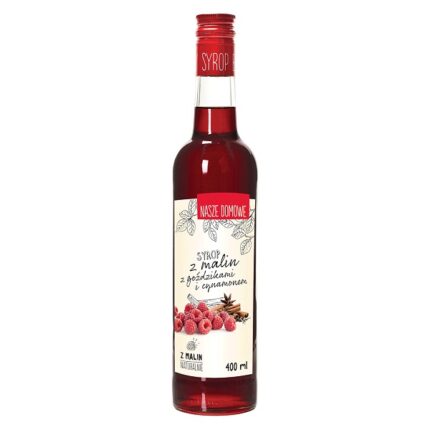 SYROP MALINOWY Z CYNAMONEM I GOŹDZIK 400ML [10]