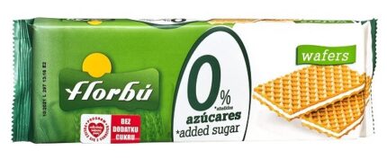 WAFELKI NADZIEWANE ŚMIETANKOWE B CUKRU 150G [14]