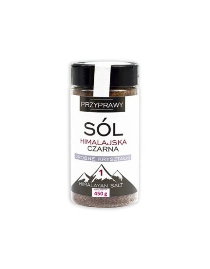 SÓL CZARNA HIMALAJSKA DROBNE KRYSZTAŁKI 450G [6]