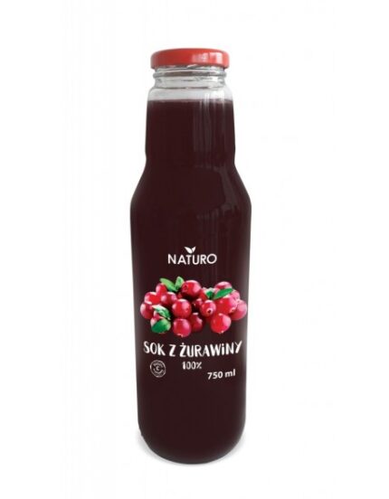 SOK Z ŻURAWINY 750ML NATURO [6]
