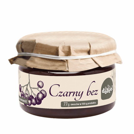 KONFITURA CZARNY BEZ Z DODATKIEM CUKRU 295G [6]