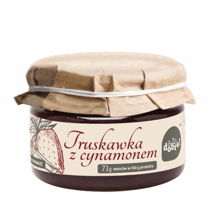 KONFITURA TRUSKAWKA CYNAMON Z DOD. CUKRU 295G [6]
