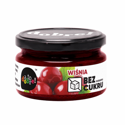 KONFITURA WIŚNIA BEZ CUKRU 195G [8]