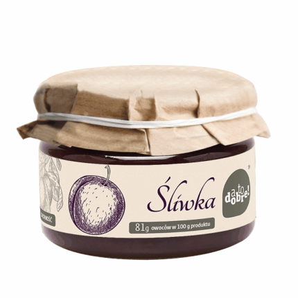 KONFITURA ŚLIWKA Z DODATKIEM CUKRU 295G [6]