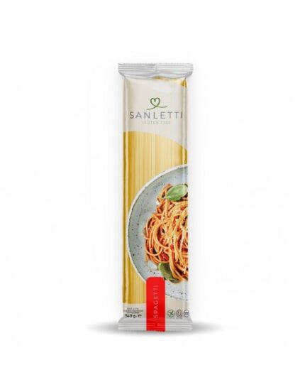 MAKARON SPAGHETTI BEZGLUTENOWY SANLETTI 340G [12]