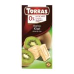 CZEKOLADA BIAŁA Z KIWI BEZ CUKRU 75G [10]