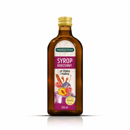 SYROP KORZENNY ZE ŚLIWKĄ I MALINĄ 250ML [8]