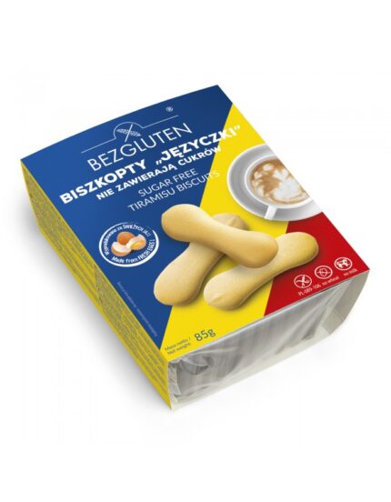 BISZKOPTY BEZ CUKRU BEZGLUTENOWE 85G [8]