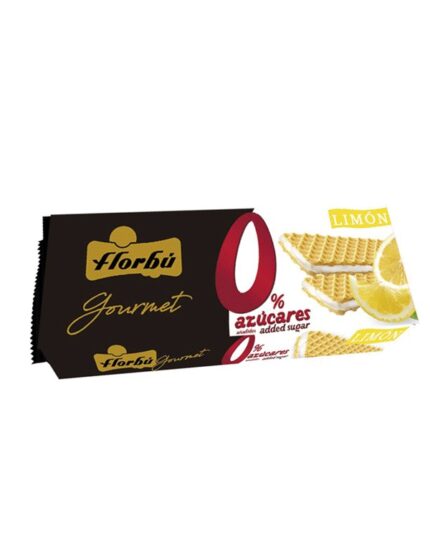 WAFELKI NADZIEWANE CYTRYNOWE BEZ CUKRU 150G [14]