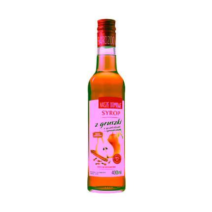 SYROP Z GRUSZKI Z CYN I GOŹ NASZE DOMOWE 400ML[10]