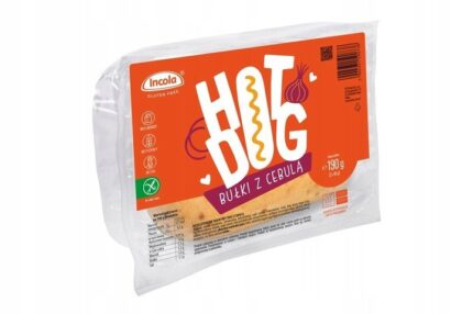 BUŁKI HOT DOG Z CEBULĄ BEZGLUTENOWE 130G(2X65)[12]