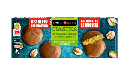 CIASTKA Z KREMEM PISTACJOWYM W CZEKOLADZIE B/C[24]