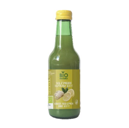 SOK IMBIR Z CYTRYNĄ 100% BIO 250ML BIONATURO [6]