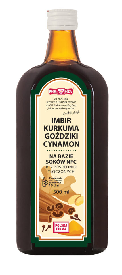 NAPÓJ IMBIR KURKUMA GOŹDZIK CYNAMON 500ML [6]