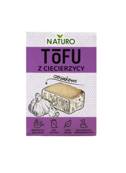 Tofu z ciecierzycy czosnkowe 200g naturo [10]