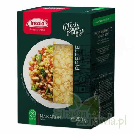 MAKARON PIPETTE KOLANKA BEZGLUTEN INCOLA 250G [10]