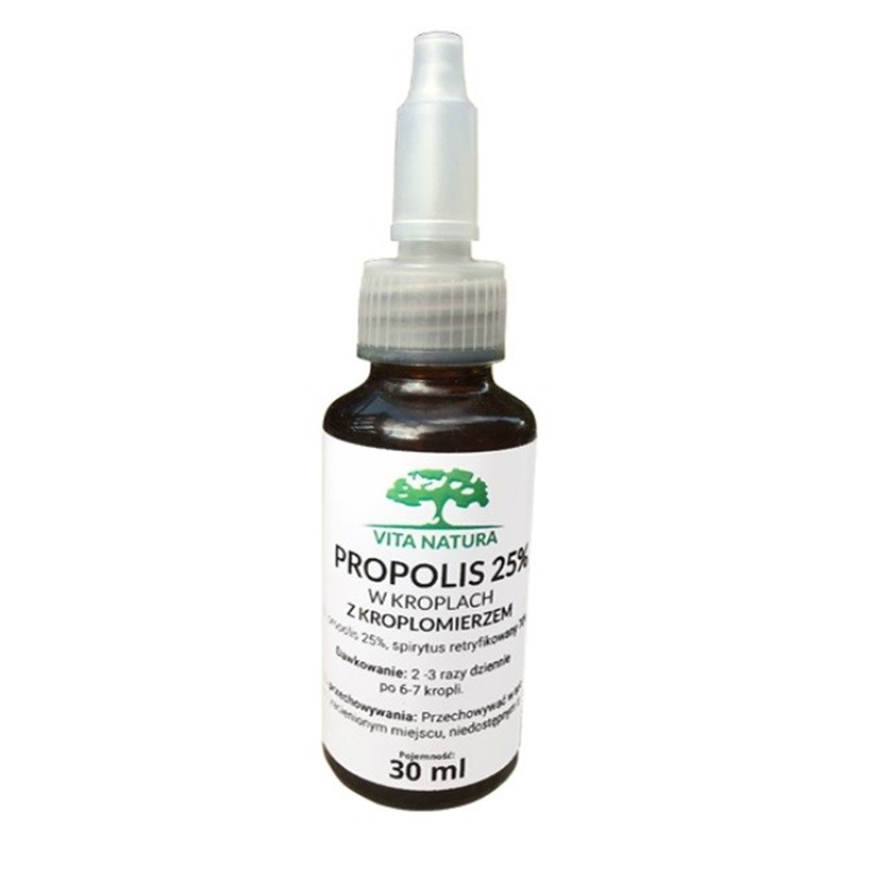 CREATOR: gd-jpeg v1.0 (using IJG JPEG v62), quality = 90 PROPOLIS W KROPLACH 25% 30ML VITA NATURA - obrazek 1